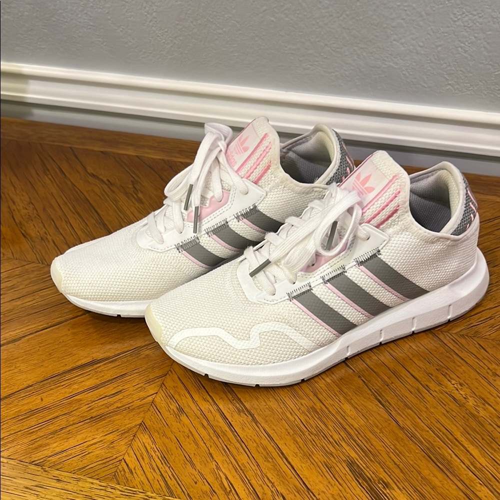 Adidas White and Pink Sneakers